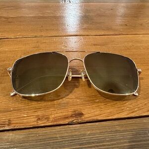Gold Wire Frame Sunglasses